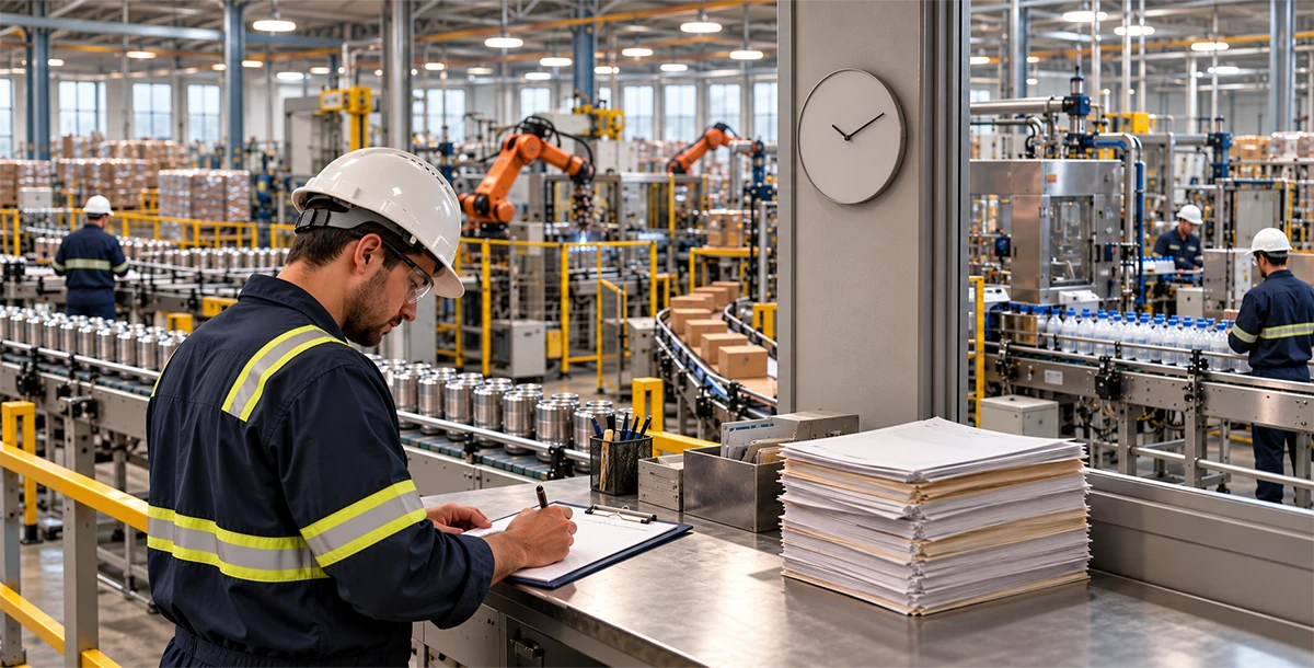 Manual shift reports and delayed data