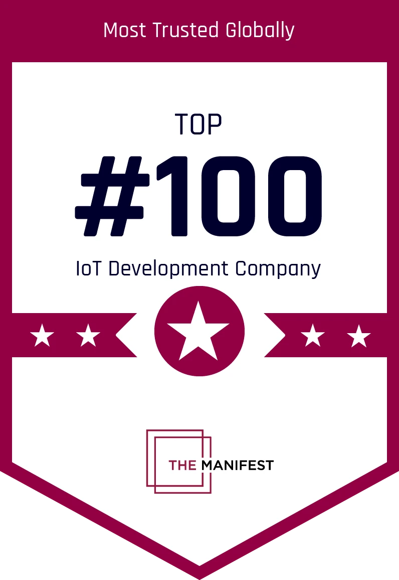 Top 100 IoT Development Company Badge