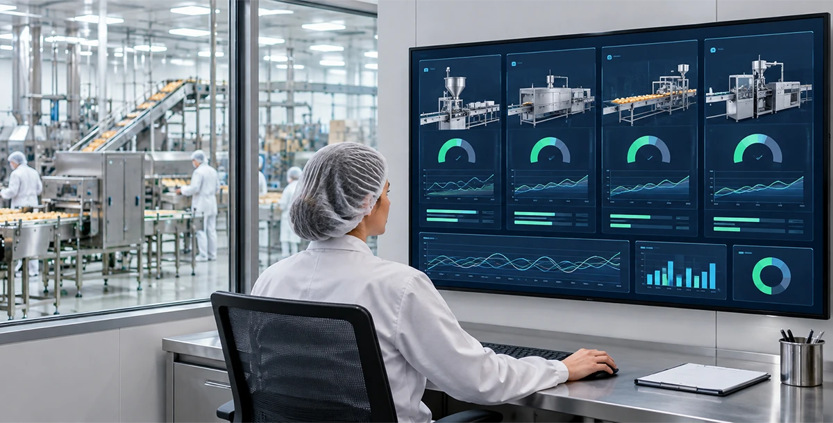 Local data aggregation for food and beverages plants and indutries.